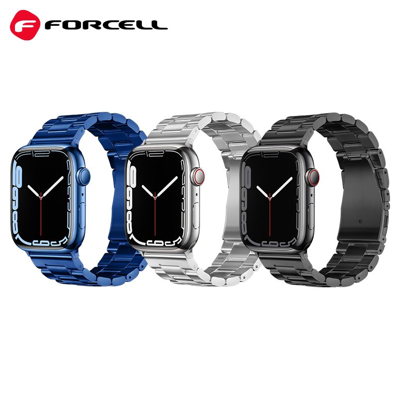 Forcell F-Design FA10 siksniņa Apple Watch 38 / 40 / 41 mm, melna