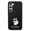 Karl Lagerfeld Silicone Choupette vāciņš Samsung Galaxy S23, melns — 1
