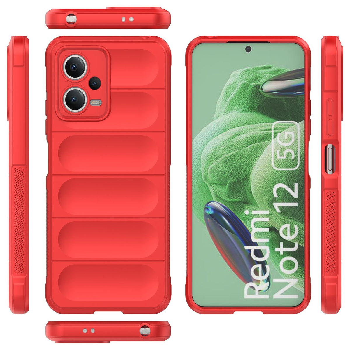 Magic Shield aizsargvāciņš Xiaomi Redmi Note 12 5G / Poco X5 5G, sarkans