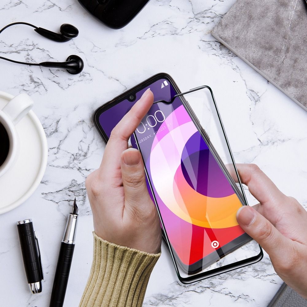 Aizsargstikls iPhone 13 – 5D Full Glue Ceramic, melns — attēls 4