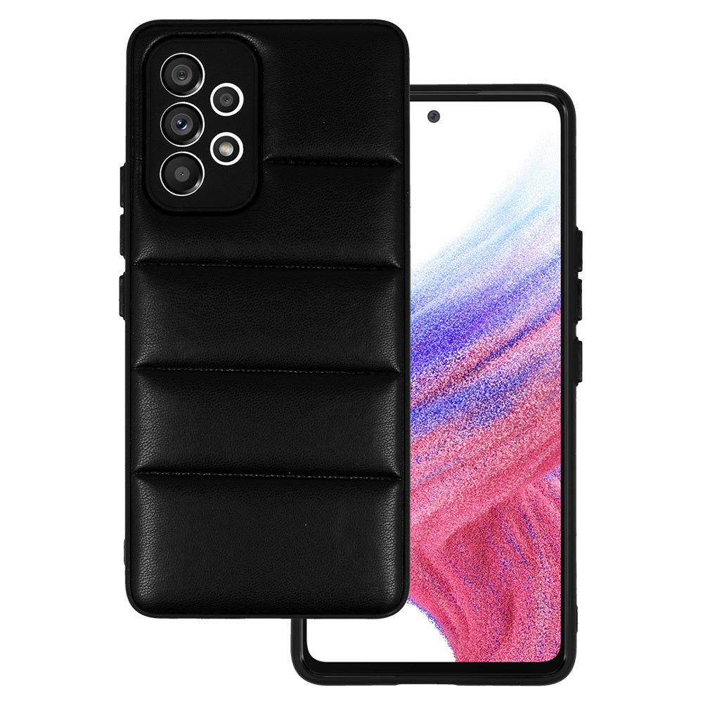 Leather 3D aizsargvāciņš Samsung Galaxy A53 5G, melns, dizains Nr. 2