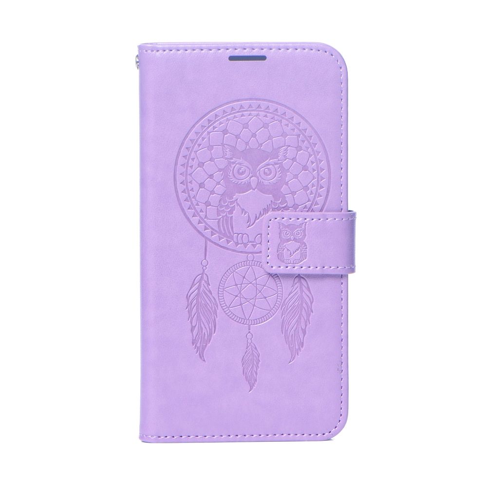 Mezzo Book (sapņu ķērājs) aizsargvāciņš Samsung A14 4G / A14 5G, violets