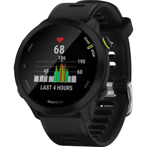 Garmin Forerunner 55, melns — viedpulkstenis — attēls 1