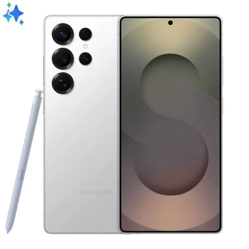 Samsung Galaxy S25 Ultra 12/512 GB, titāna balti sudrabains — viedtālrunis — attēls 1