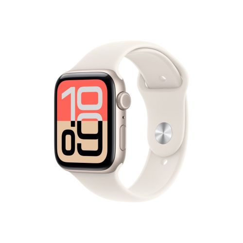 Apple Watch SE 3 GPS 44 mm, zvaigžņu gaišs, Sport Band S/M — attēls 1