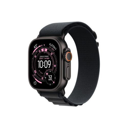 Apple Watch Ultra 3 GPS + Cellular 49 mm — Black Titanium, Black Alpine Loop M