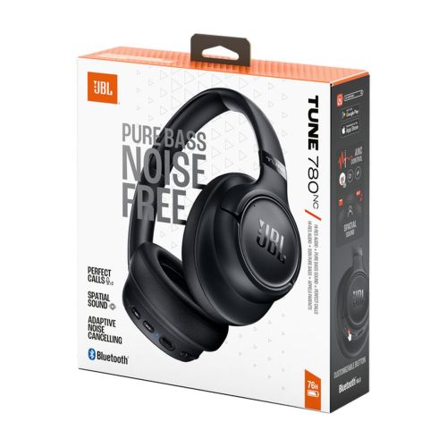 JBL Tune 780NC, melnas — bezvadu austiņas — attēls 1