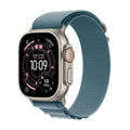 Apple Watch Ultra 3 GPS + Cellular 49 mm, dabisks titāns, gaiši zila Alpine Loop L — attēls 1