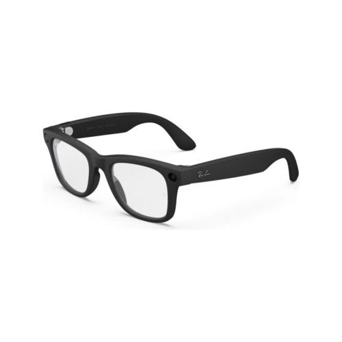 Ray-Ban Meta Wayfarer Gen 2, matēti melns, skaidras lēcas — AI viedbrilles — attēls 1
