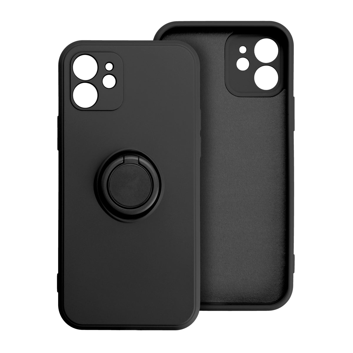 Aizsargvāciņš Samsung A54 5G – SILICONE RING, melns — attēls 4