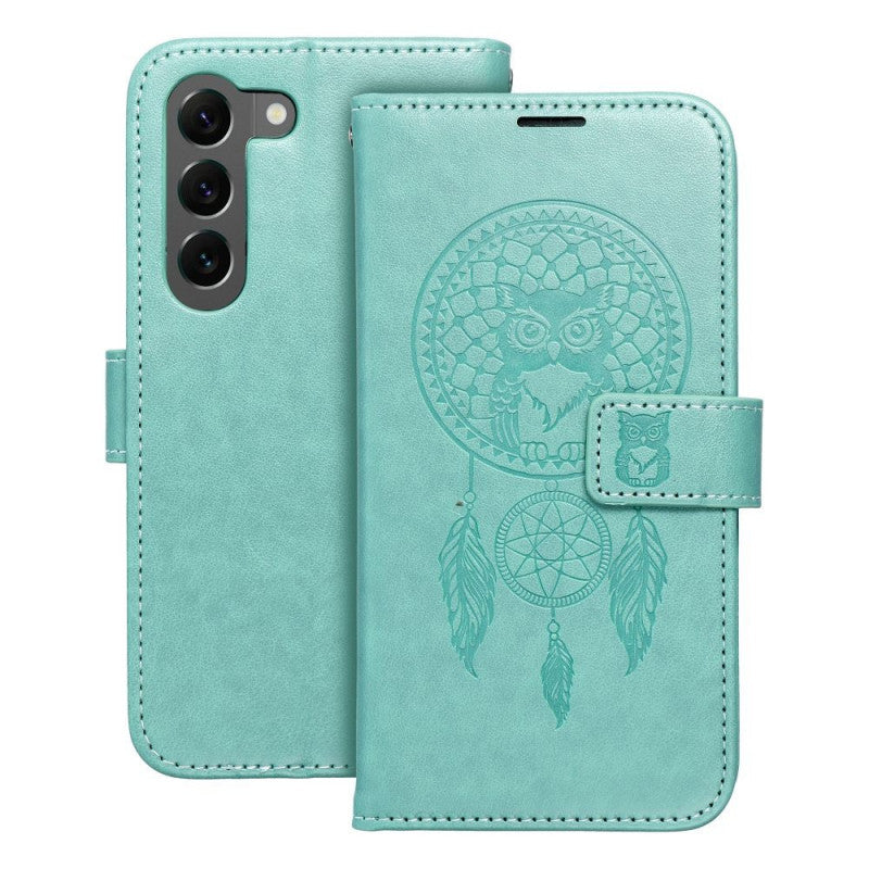 MEZZO Book case modelim SAMSUNG S23 Plus dreamcatcher green