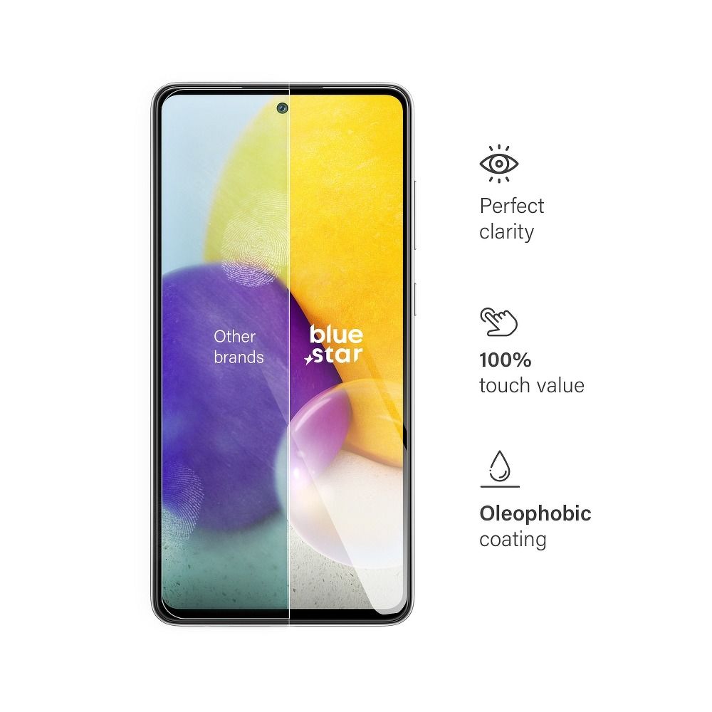 Aizsargstikls Samsung Galaxy A72 LTE/5G – Blue Star — attēls 4