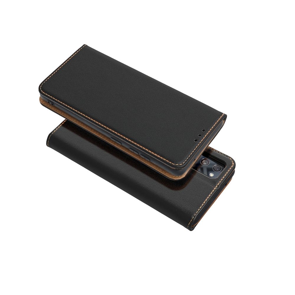 Aizsargvāciņš Samsung A13 4G – SMART PRO leather, melns — attēls 4