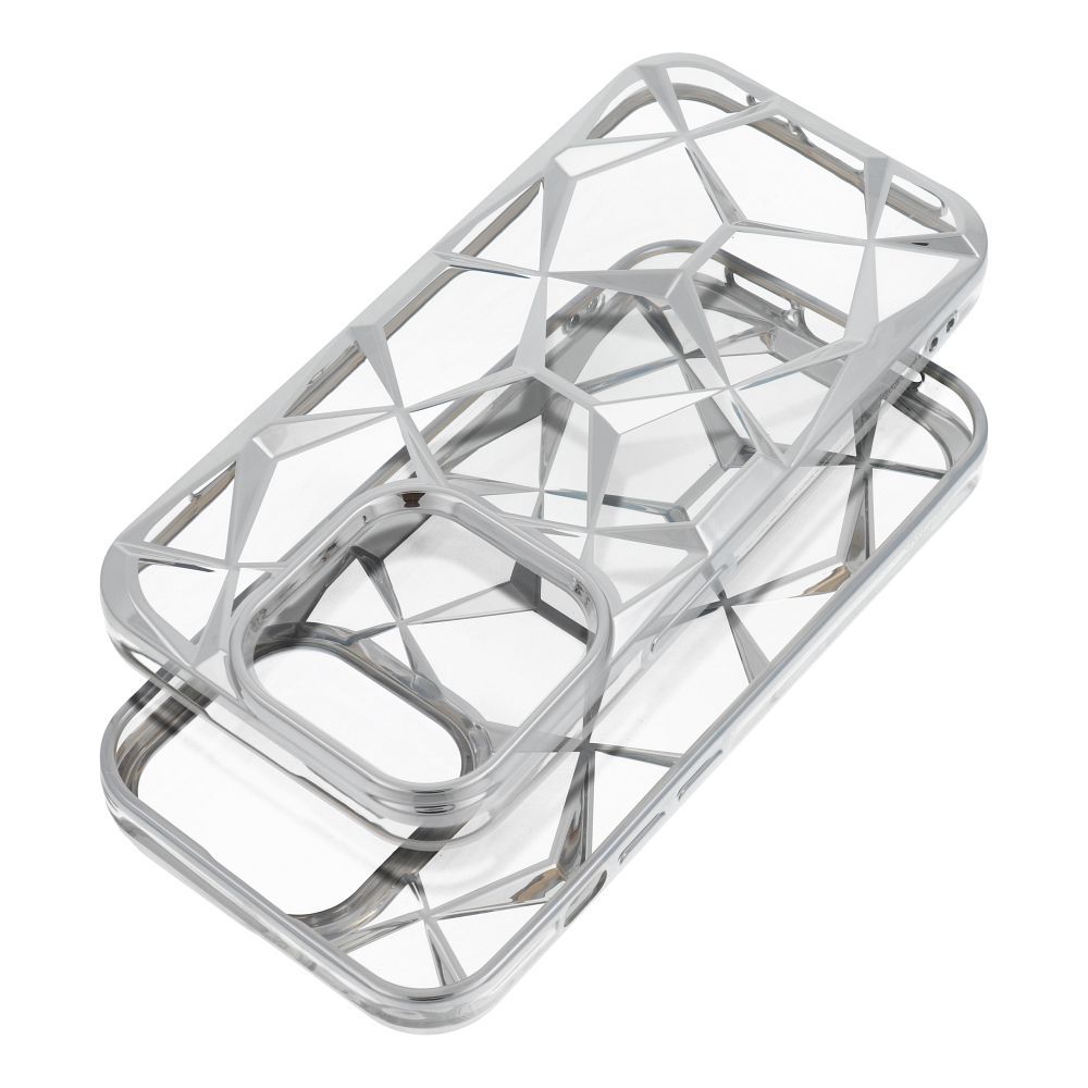 Aizsargvāciņš iPhone 16 PLUS – TWINKI, sudraba — attēls 3