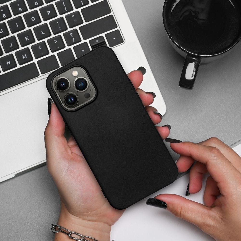 Silicone aizsargvāciņš Xiaomi Redmi 17 4G / 5G, melns