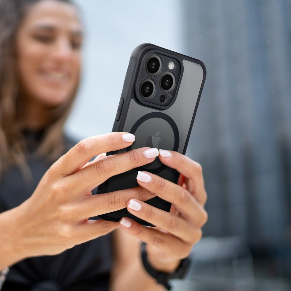 Full Matte Mag Cover aizsargvāciņš Xiaomi Redmi Note 17 4G / 5G, melns