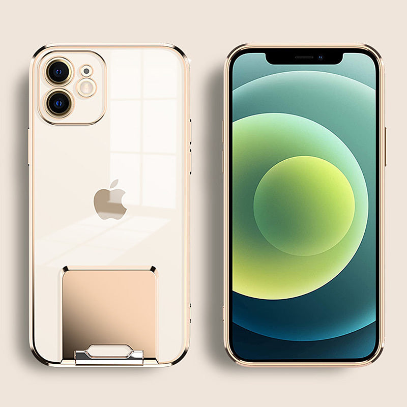 Aizsargvāciņš iPhone 12 Pro Max – Tel Protect Kickstand Luxury, violets — attēls 2