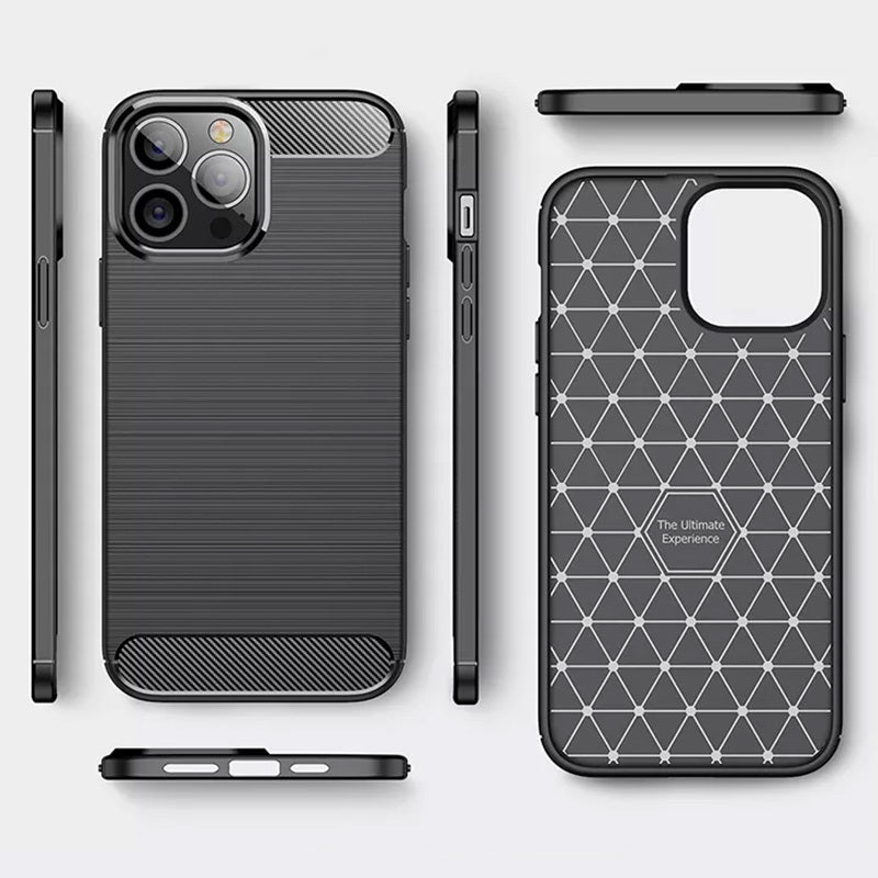 Carbon aizsargvāciņš Xiaomi Redmi 9A, melns