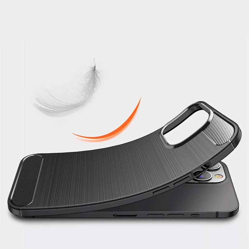 Carbon aizsargvāciņš Xiaomi Redmi 9A, melns