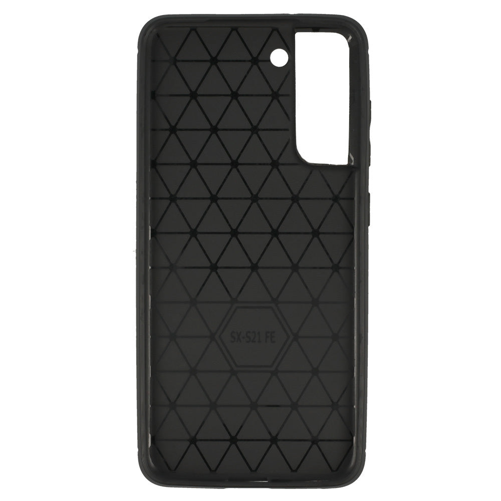 Carbon aizsargvāciņš Samsung Galaxy S21+, melns