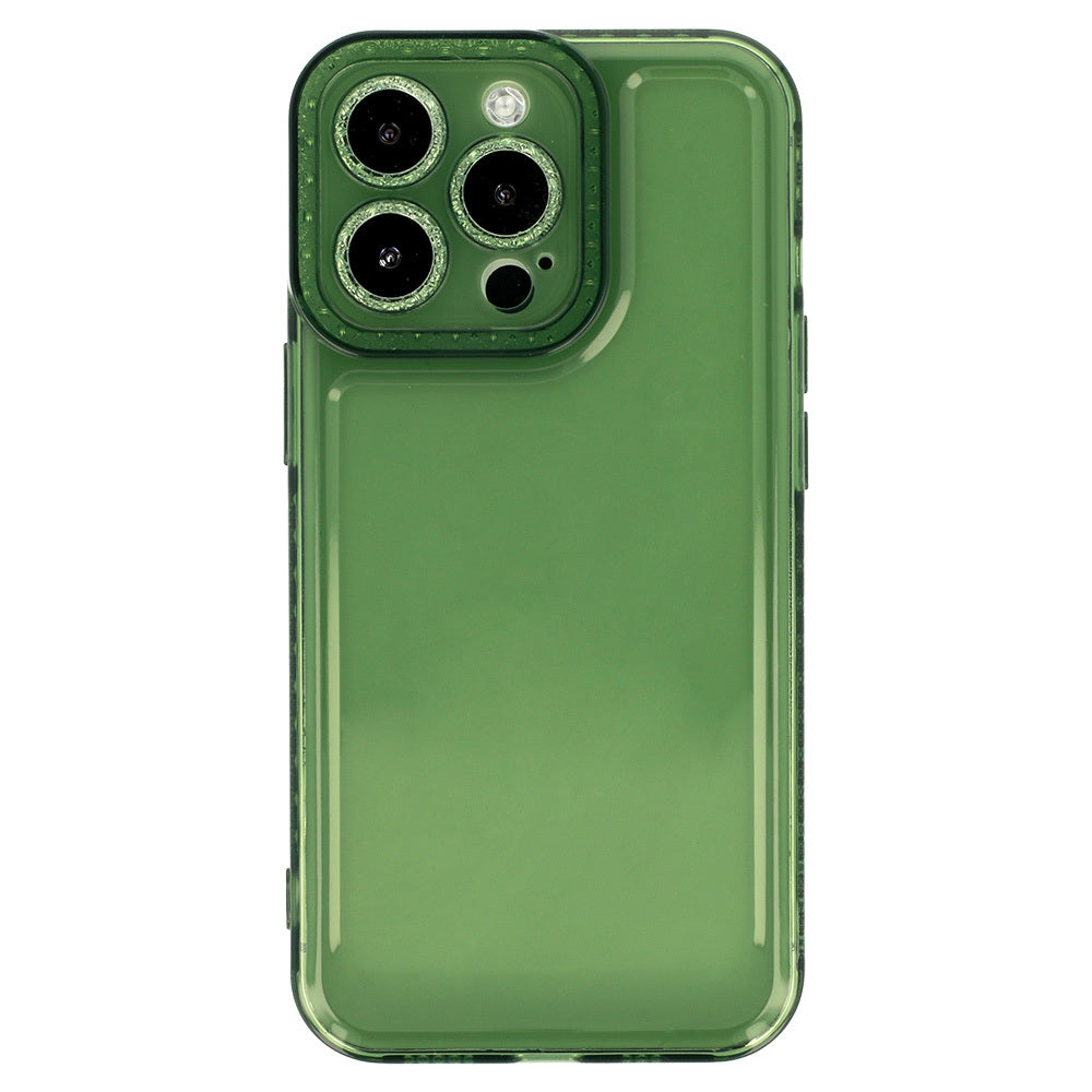 Crystal Diamond 2 mm aizsargvāciņš iPhone 12, zaļš