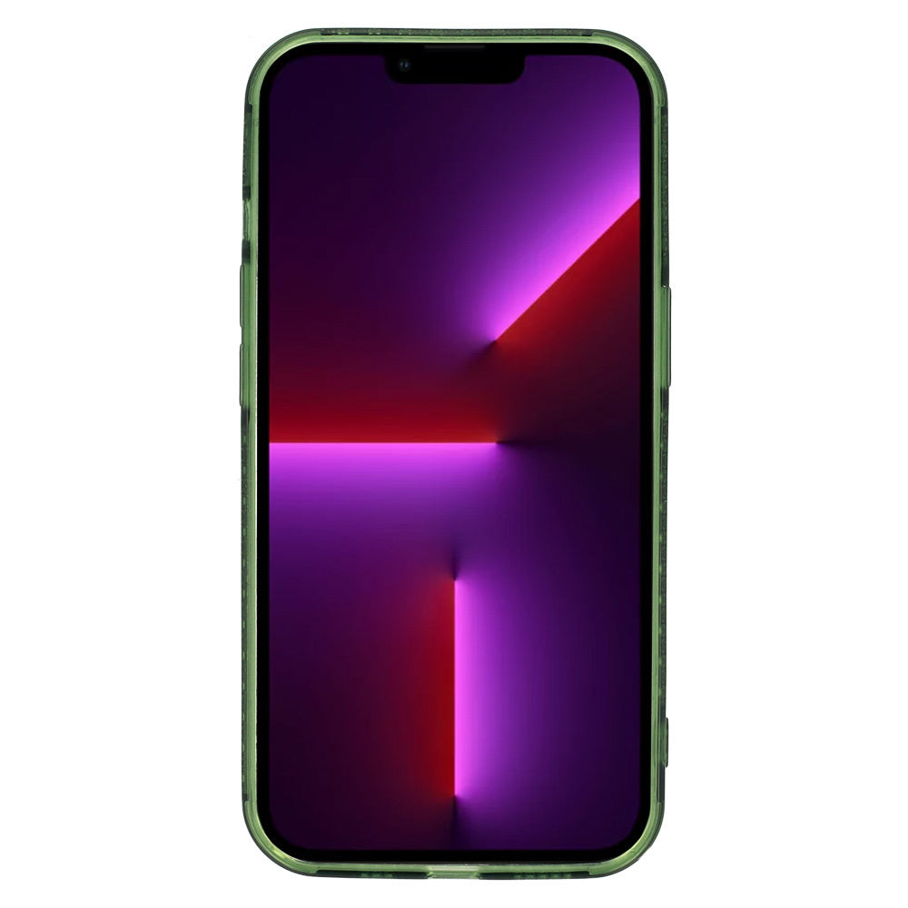 Crystal Diamond 2 mm aizsargvāciņš iPhone 14 Plus, zaļš