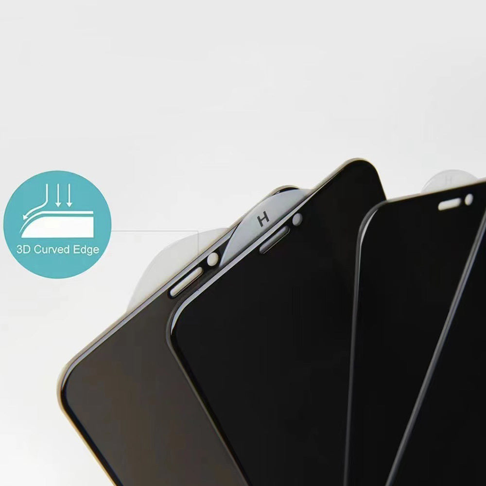 Aizsargstikls iPhone 14 PRO MAX – Privacy, melns — attēls 4