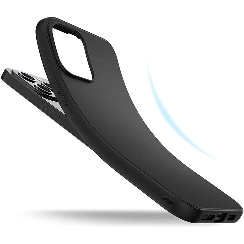 Aizsargvāciņš Samsung GALAXY A12 – Back MATT, melns — attēls 4