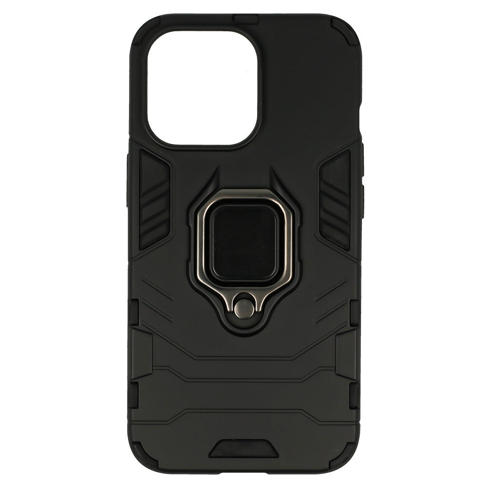 Aizsargvāciņš iPhone 13 Pro Max – Ring Armor, melns — attēls 2