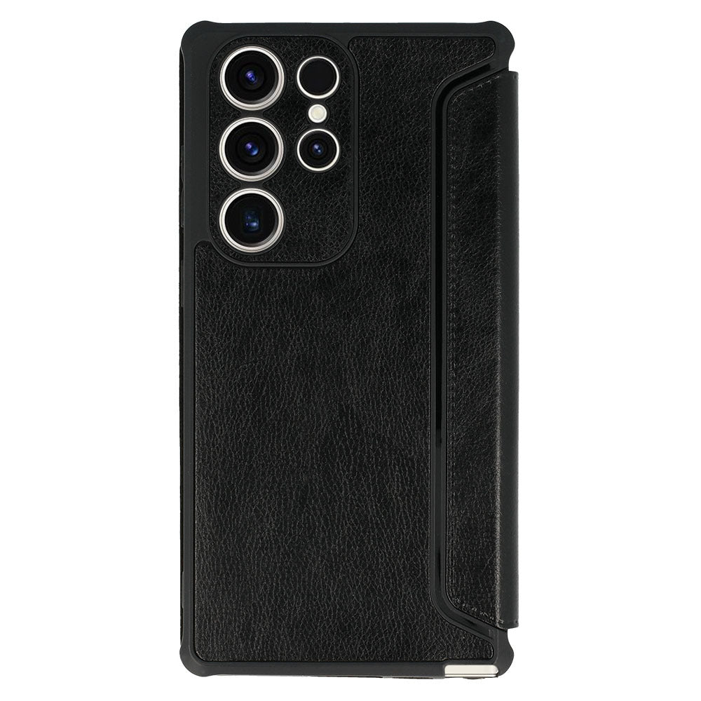 Aizsargvāciņš Samsung Galaxy A14 4G/5G – Razor Leather, melns — attēls 2