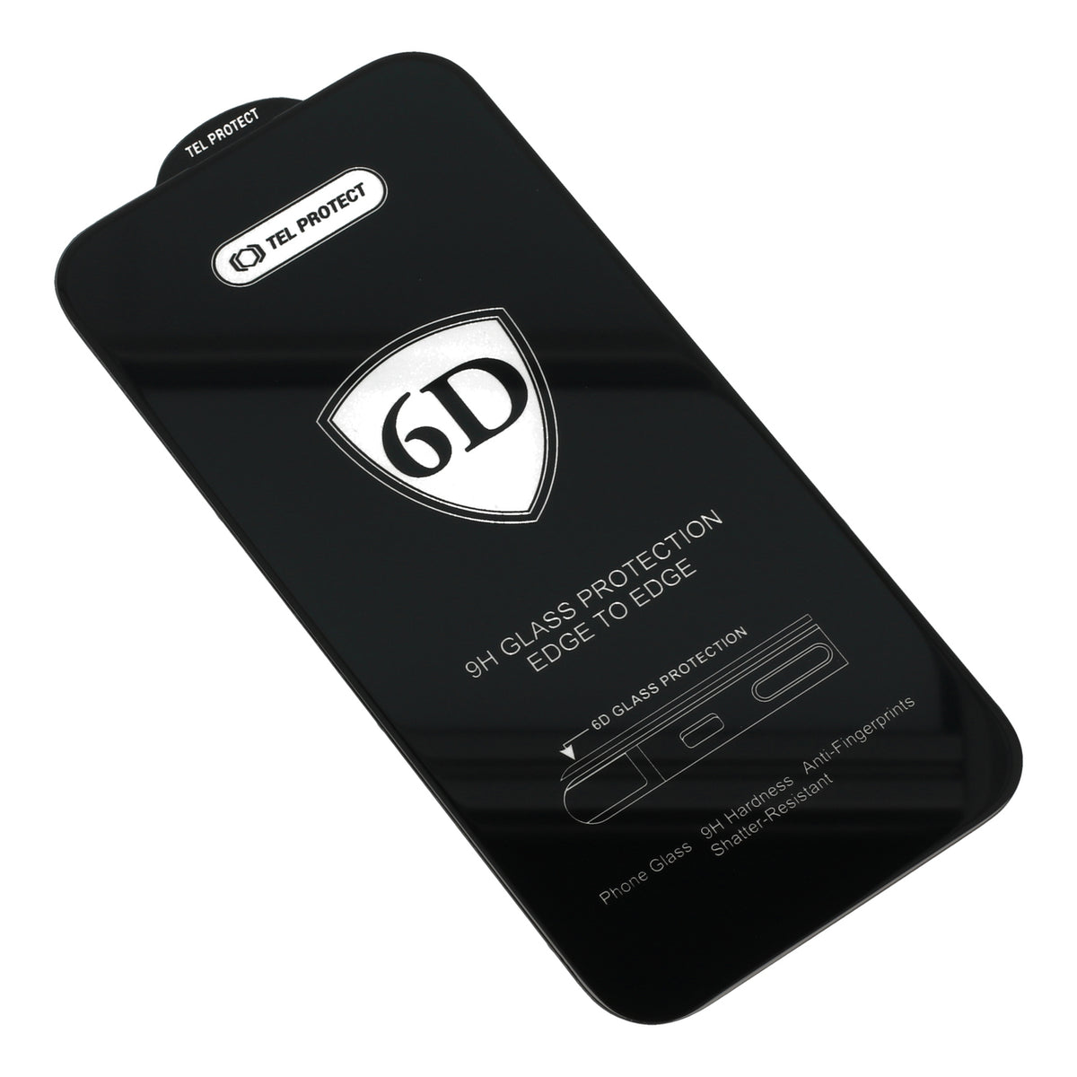 Aizsargstikls Samsung GALAXY A35 5G/A55 5G – Tel Protect Full Glue 6D, melns — attēls 3