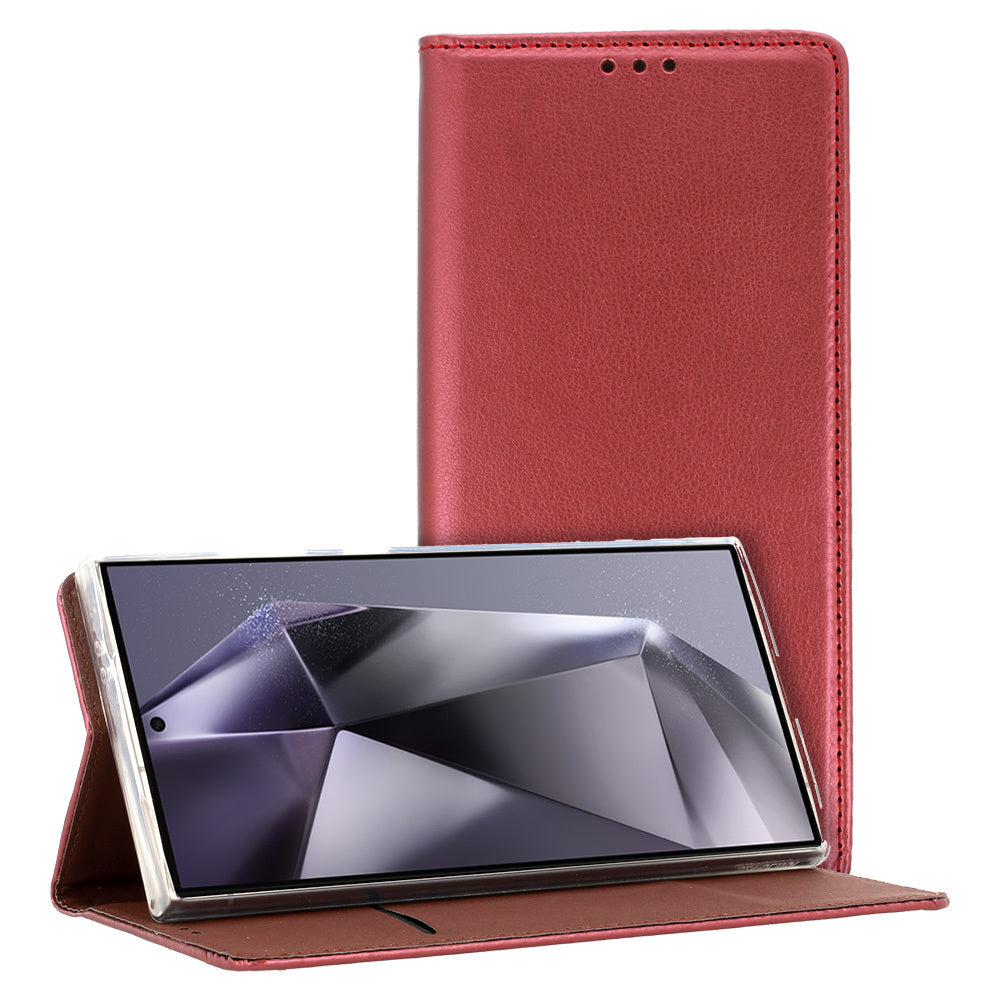 Aizsargvāciņš Samsung Galaxy A55 5G – Smart Magneto, bordo — attēls 2
