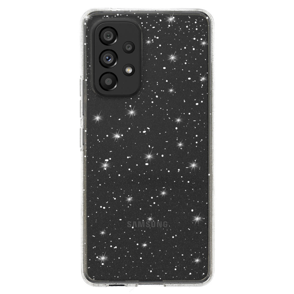 Aizsargvāciņš Samsung Galaxy A33 5G – Crystal Glitter, sudraba — attēls 2