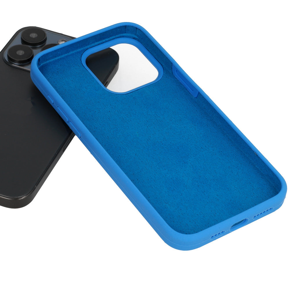 Aizsargvāciņš iPhone 16 Pro Max – Silicone Lite, zils — attēls 4