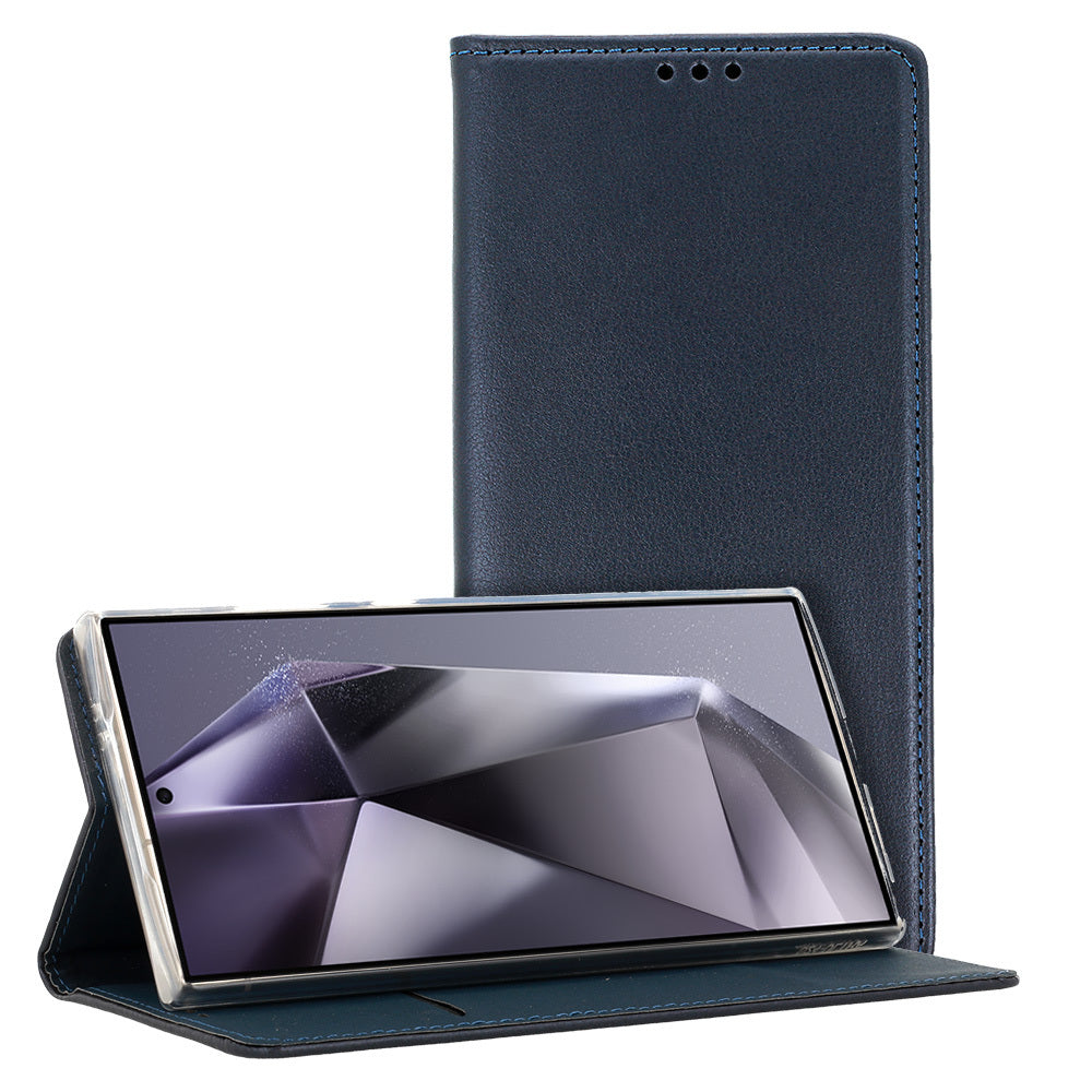 Aizsargvāciņš Xiaomi 14T Pro – Smart Magneto, tumši zils — attēls 2