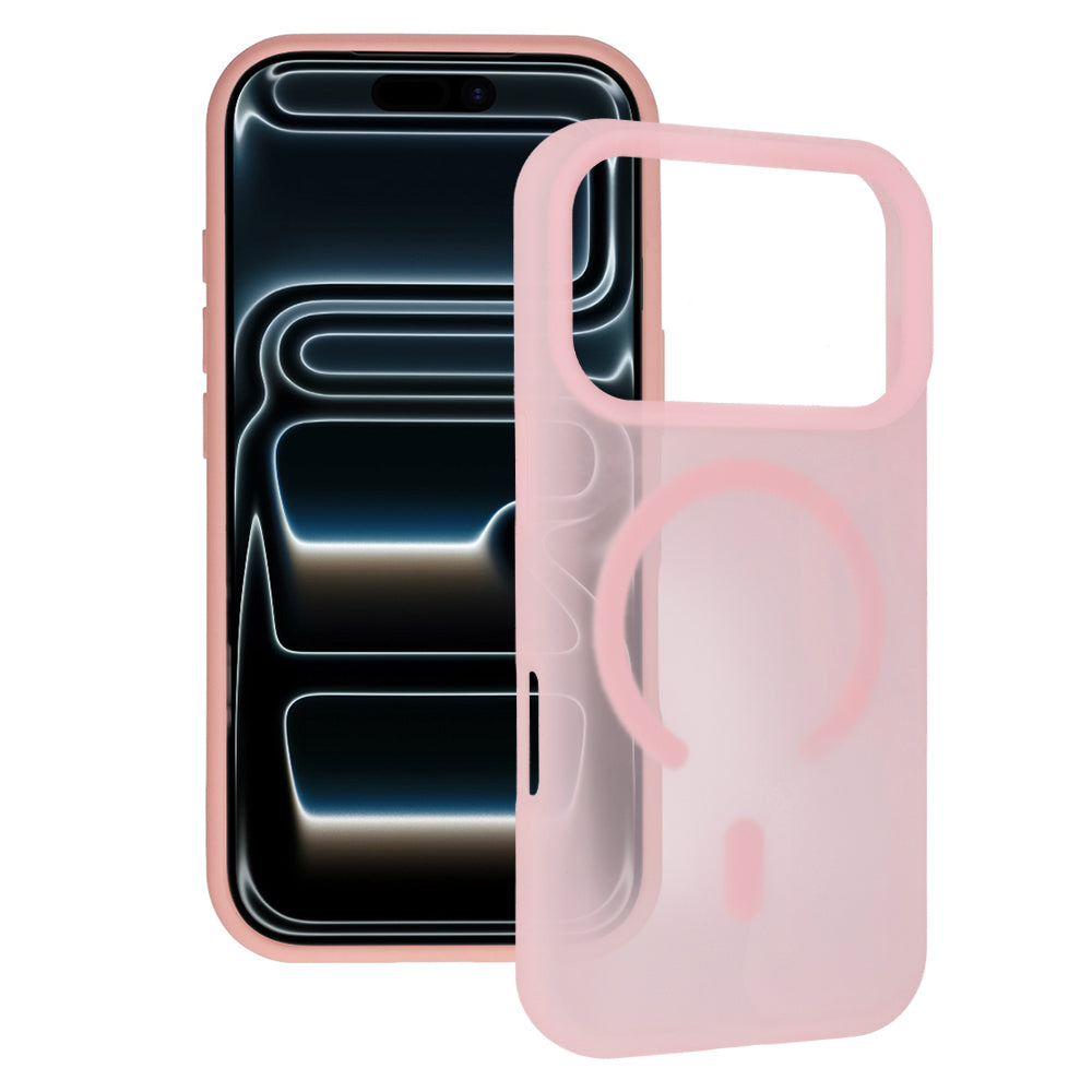 Aizsargvāciņš iPhone 17 light – Tel Protect Mist Matte Magsafe, rozā — attēls 4