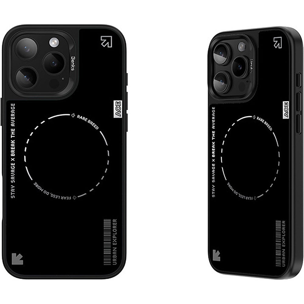 Aizsargvāciņš iPhone 16 Pro – Benks Dynamic Minimalist, melns — attēls 4