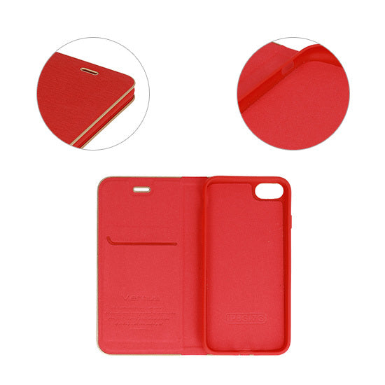 Aizsargvāciņš iPhone 12 Pro Max – Vennus with frame, sarkans — attēls 4