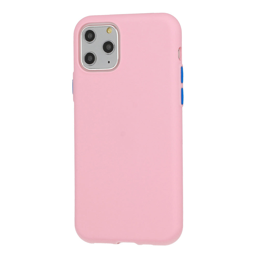 Solid Silicone silikona vāciņš iPhone 12 mini, gaiši rozā