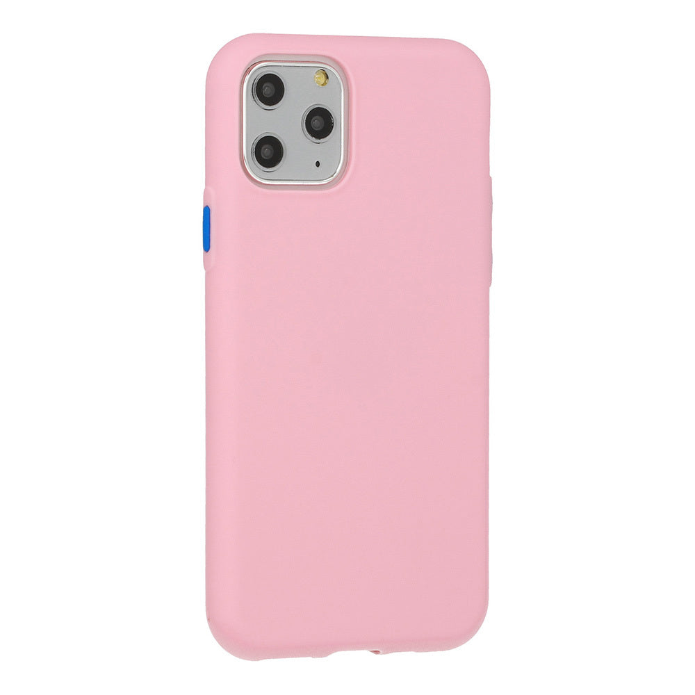 Solid Silicone silikona vāciņš iPhone 12 mini, gaiši rozā