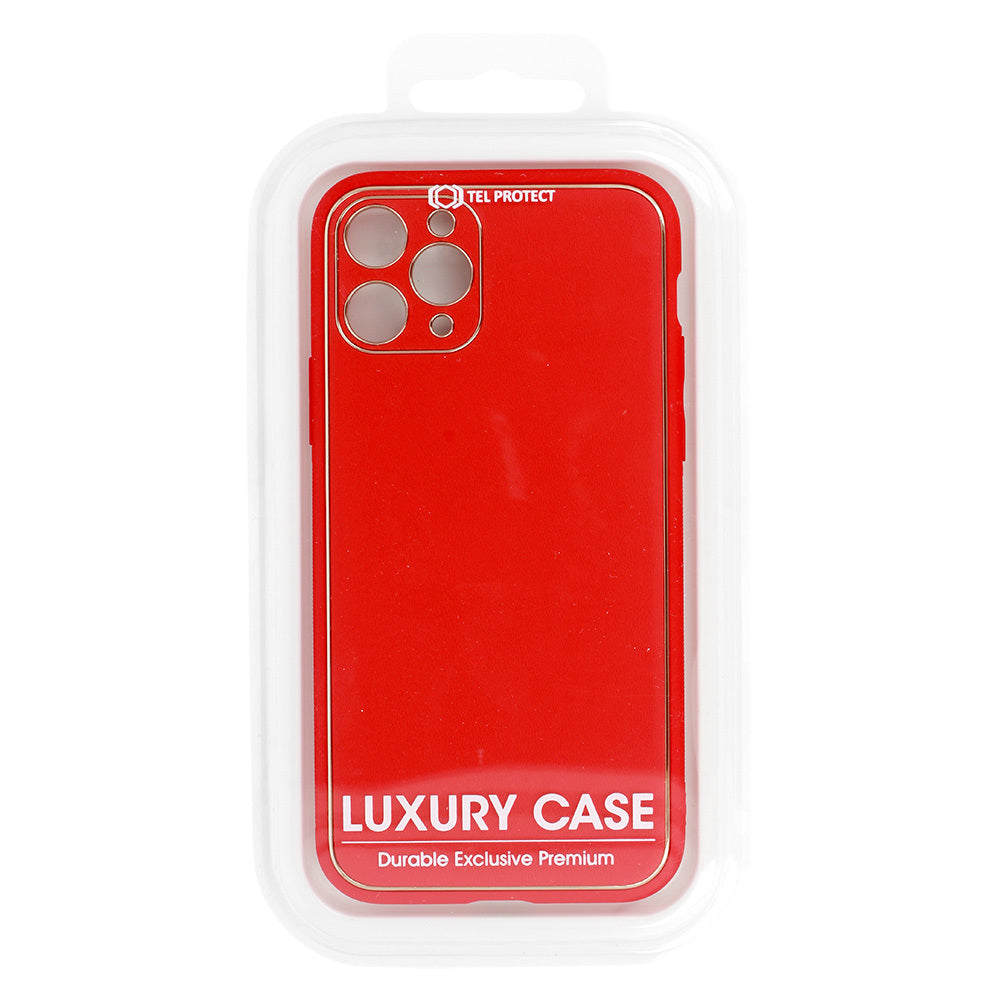 Tel Protect Luxury aizsargvāciņš iPhone 11, sarkans