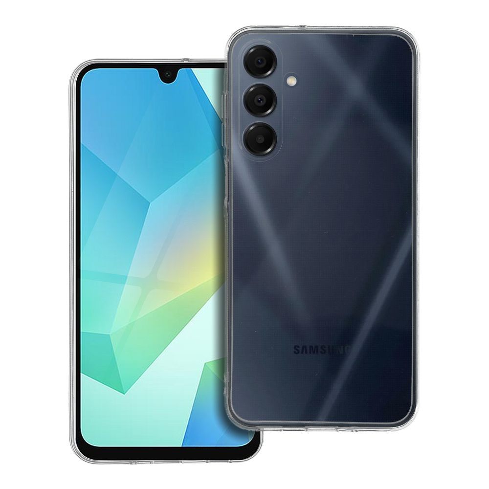 caurspīdīgs Case 2 mm modelim SAMSUNG A16 5G / A16 4G (camera protection) caurspīdīgs