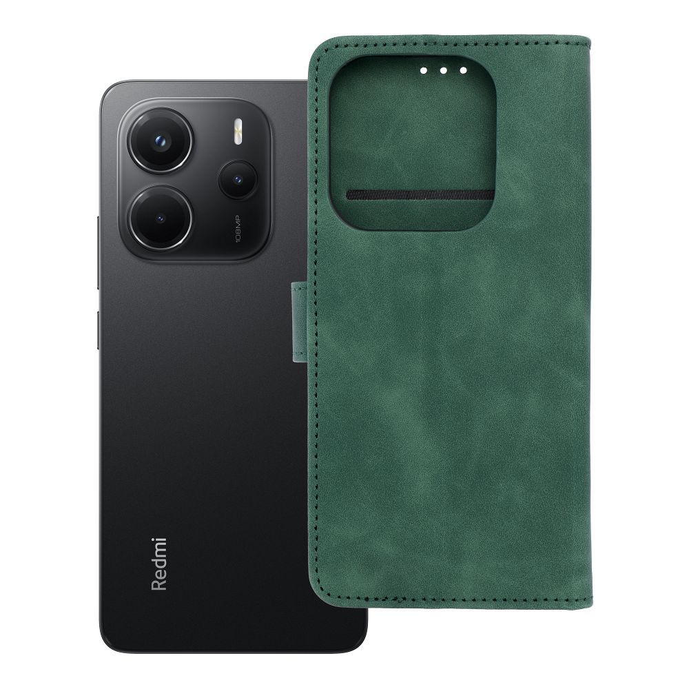 Atverams vāciņš Xiaomi Redmi Note 14 5G – Tender Book, zaļš
