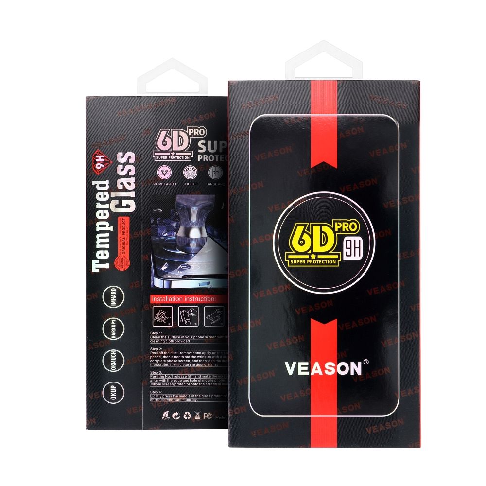 6D Pro Veason Glass  - for Google Pixel 9 Pro XL / 10 Pro XL black