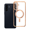 Case for Samsung A57 Electro Mag Cover compatible with MagSafe gold