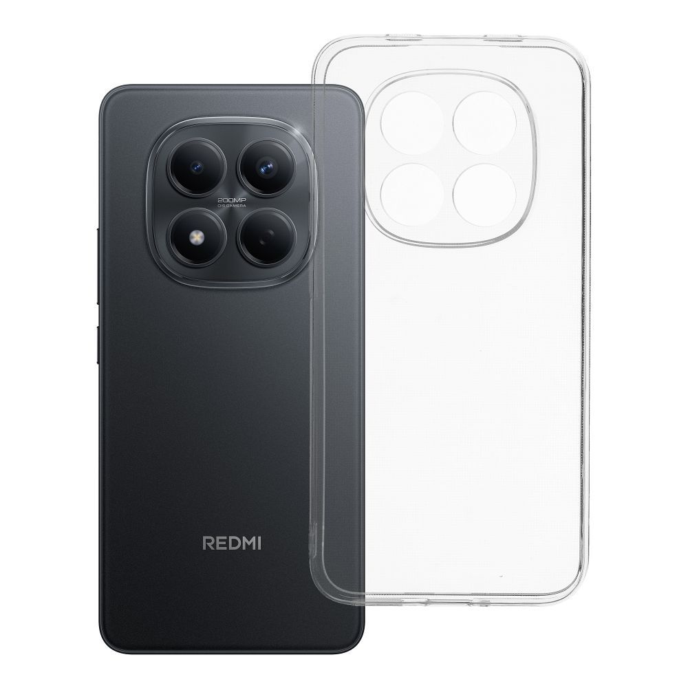 Case modelim Xiaomi Redmi Note 15 PRO 5G caurspīdīgs Case 2 mm (camera protection) caurspīdīgs