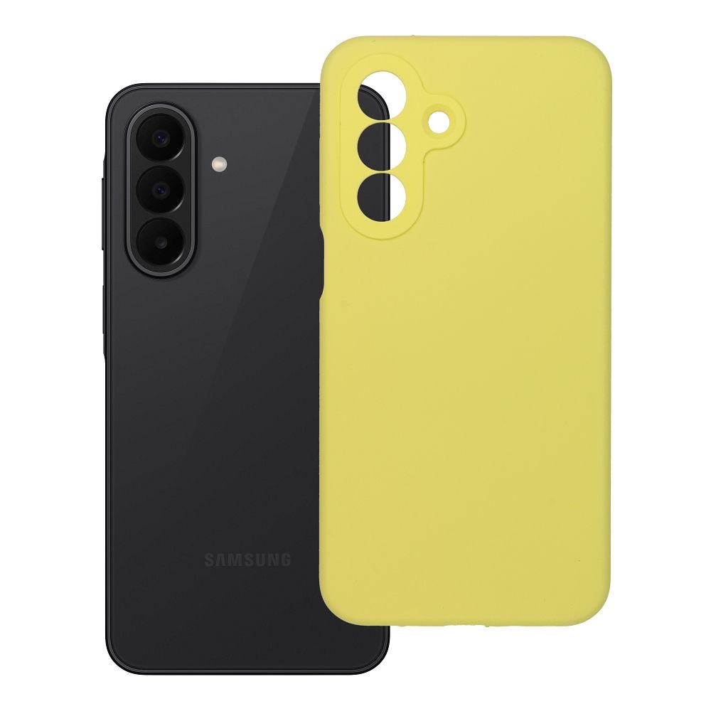 Case modelim Samsung A27 5G Silicone 2mm (camera protection) lemon