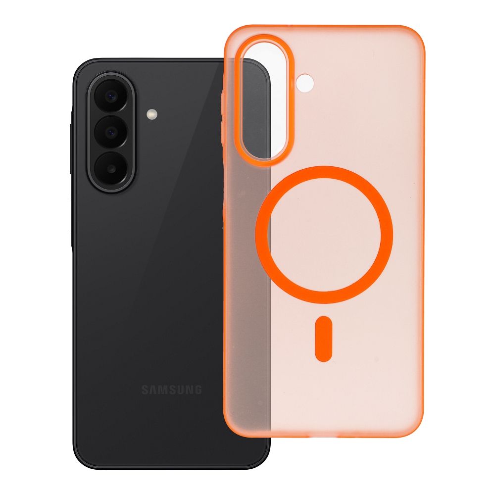 Case for Samsung A27 Go Orange compatible with MagSafe cosmic orange