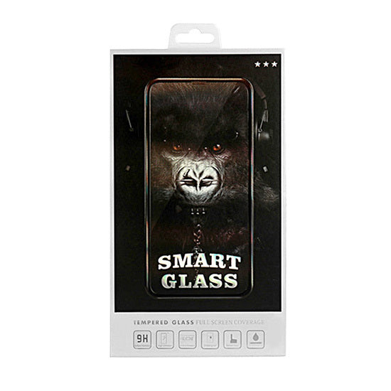 Smart Glass aizsargstikls Huawei Y6p, melns rāmis