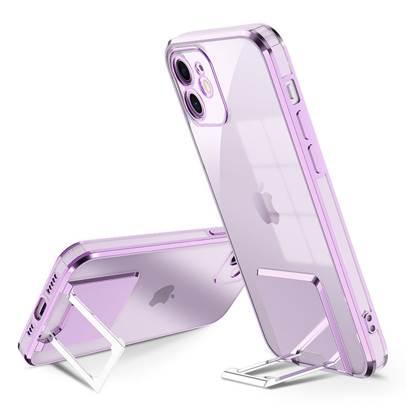 Aizsargvāciņš iPhone 12 Pro Max – Tel Protect Kickstand Luxury, violets
